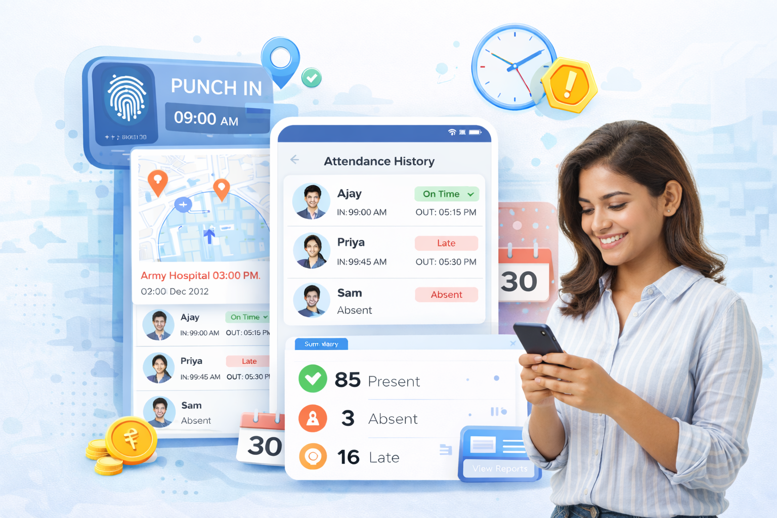 Attendance command center preview