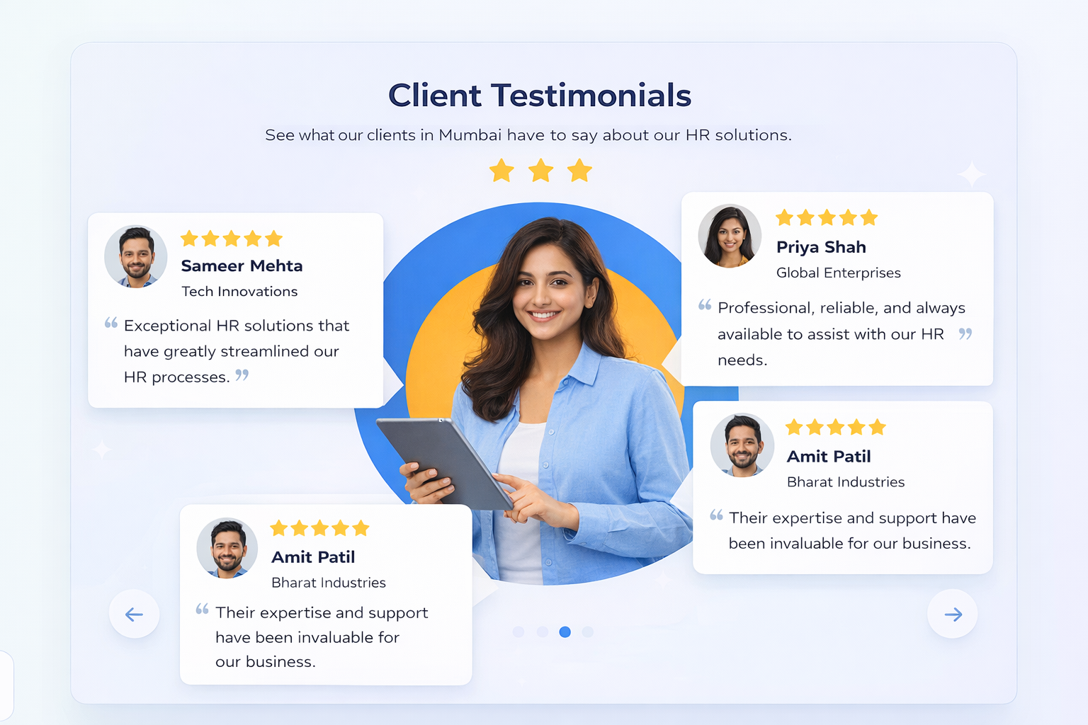 Client success and impact stories