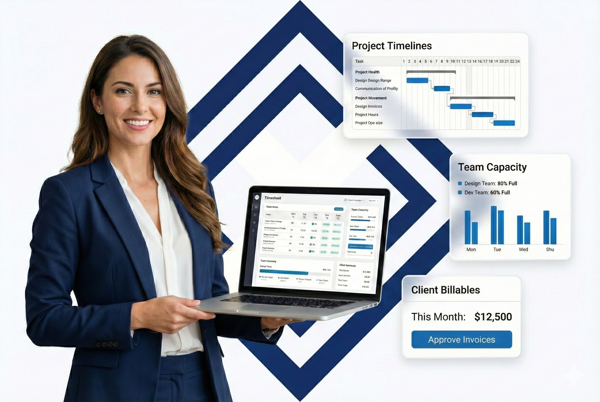 Timesheet productivity console preview
